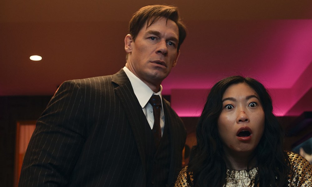 John Cena and Awkwafina in Jackpot!